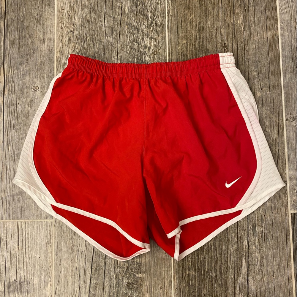 Nike | red running shorts